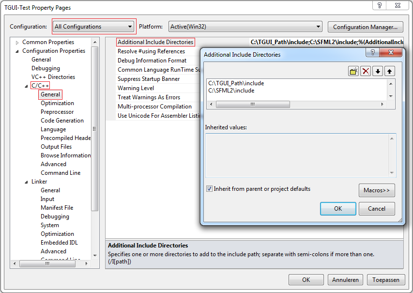 C files included. Visual Studio additional include Directories. Visual Studio include Directories. TGUI. Additional include Directories Visual Studio 2019.